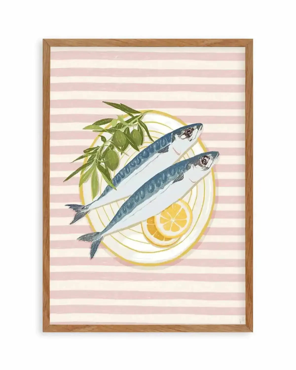 Brunch in Positano by Jenny Liz Rome Art Print from Olive et Oriel where you can shop wallpaper and artworks online