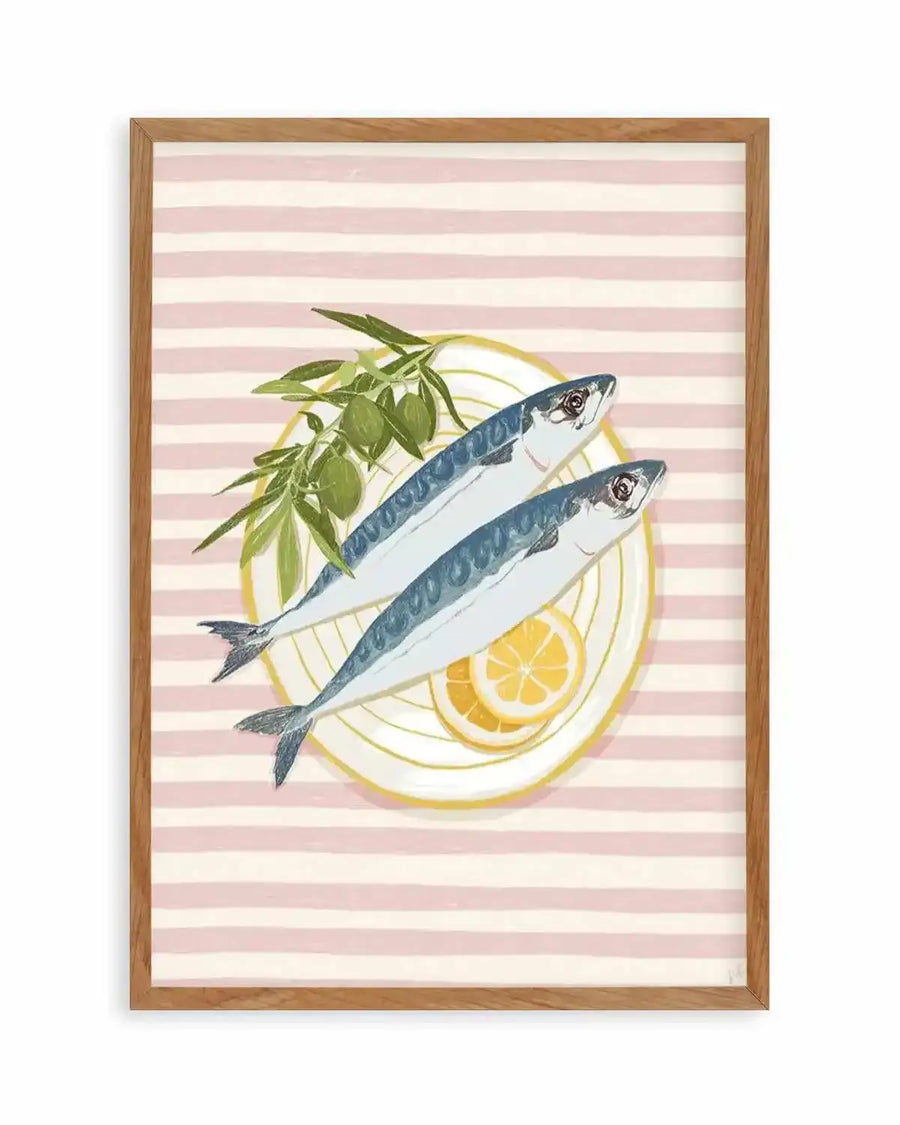 Brunch in Positano by Jenny Liz Rome Art Print from Olive et Oriel where you can shop wallpaper and artworks online