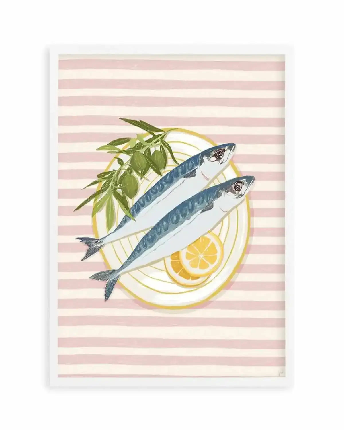 Brunch in Positano by Jenny Liz Rome Art Print from Olive et Oriel where you can shop wallpaper and artworks online