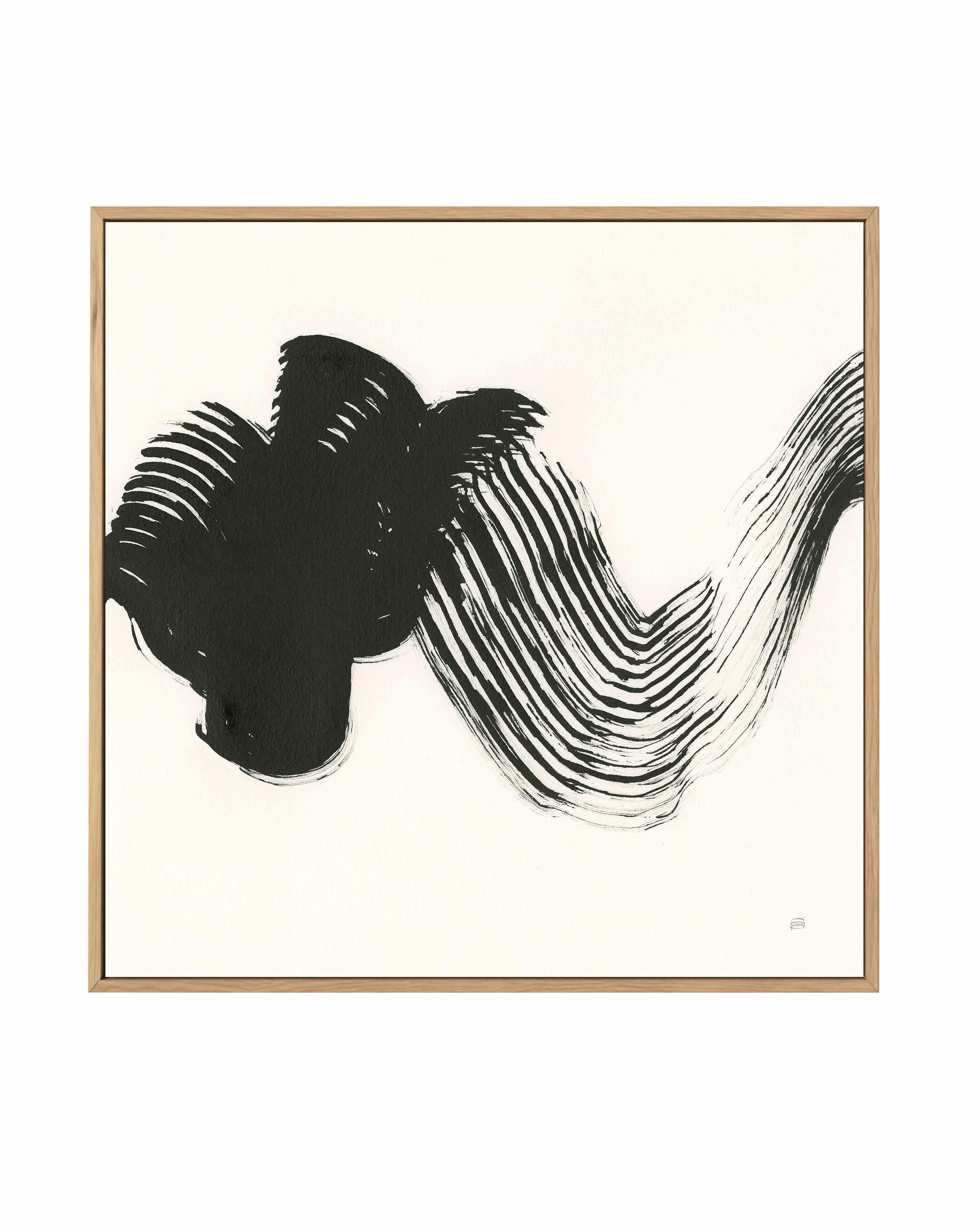 Brushed II | Framed Canvas Art Print from Olive et Oriel where you can shop wallpaper and artworks online