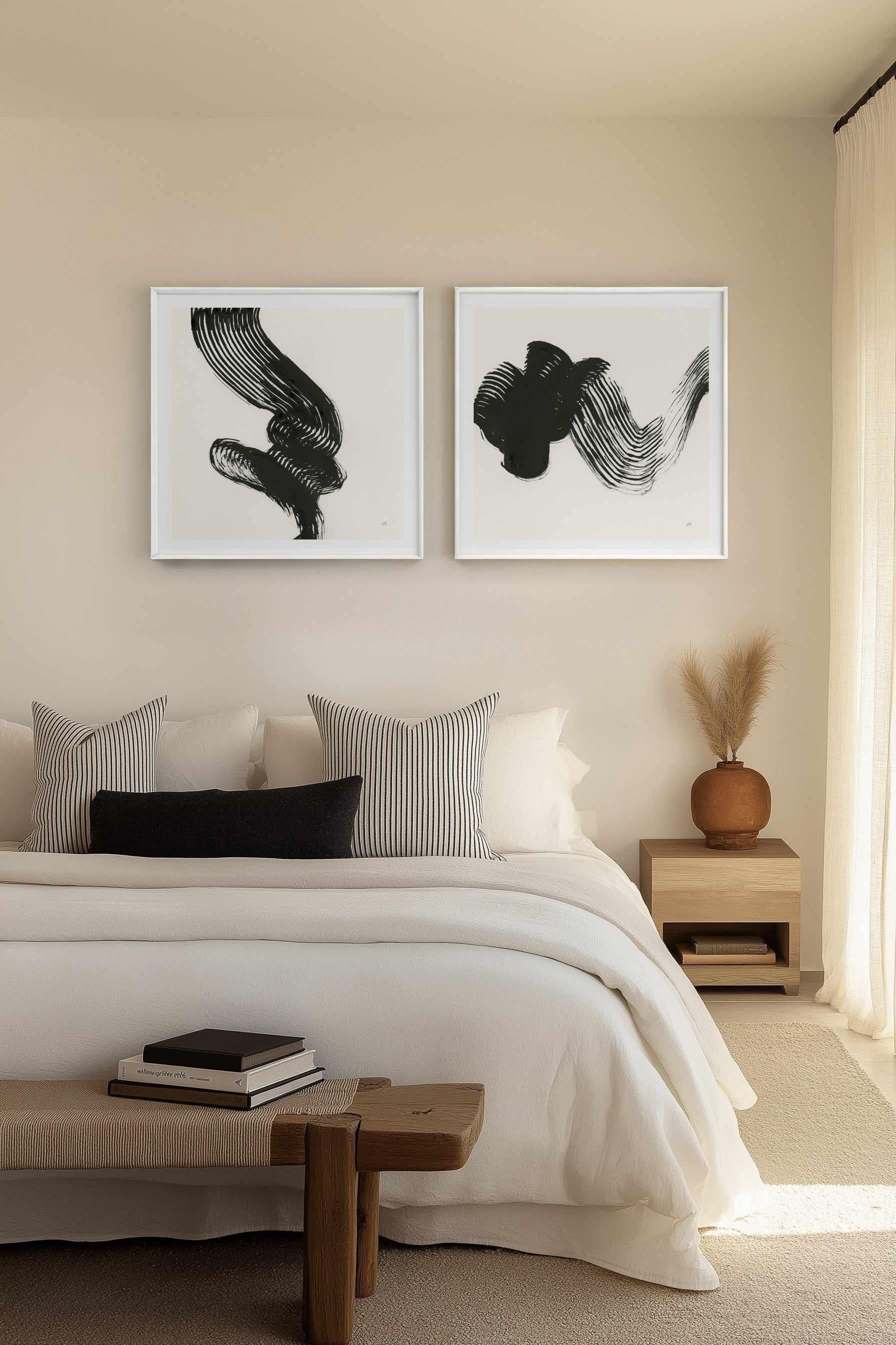 Brushed II | Art Print from Olive et Oriel where you can shop wallpaper and artworks online