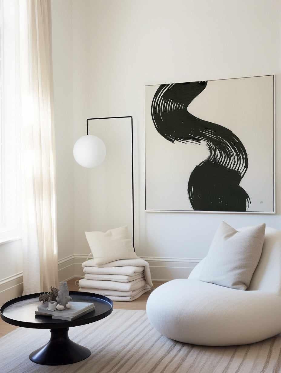 Brushed IV | Framed Canvas Art Print from Olive et Oriel where you can shop wallpaper and artworks online