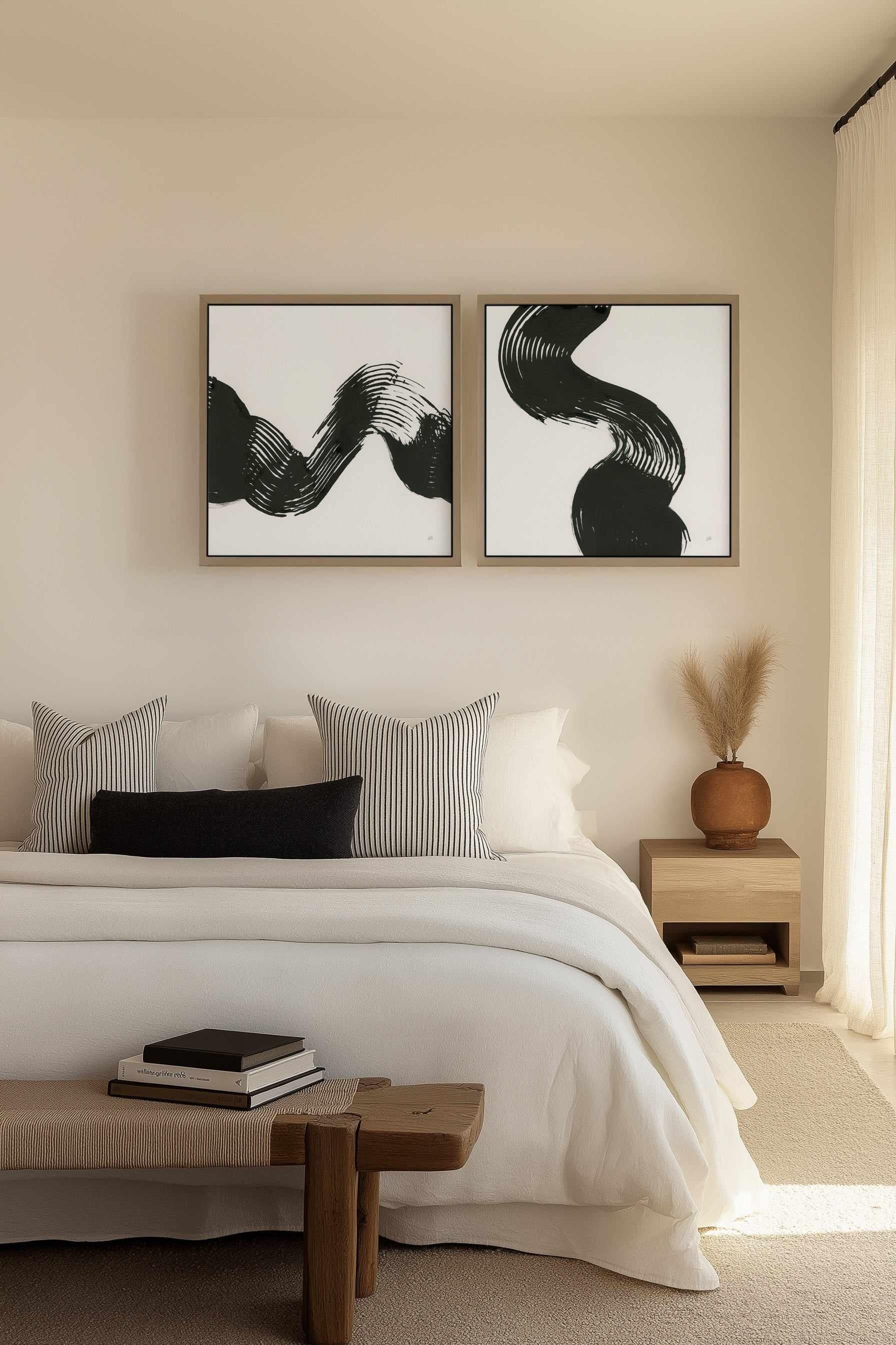 Brushed VI | Framed Canvas Art Print from Olive et Oriel where you can shop wallpaper and artworks online