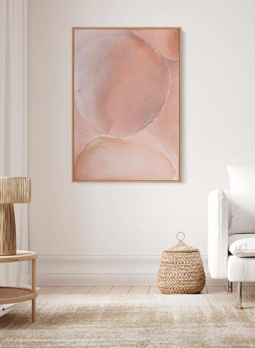 Bubbles By Anastasiya Devochkina | Framed Canvas Art Print