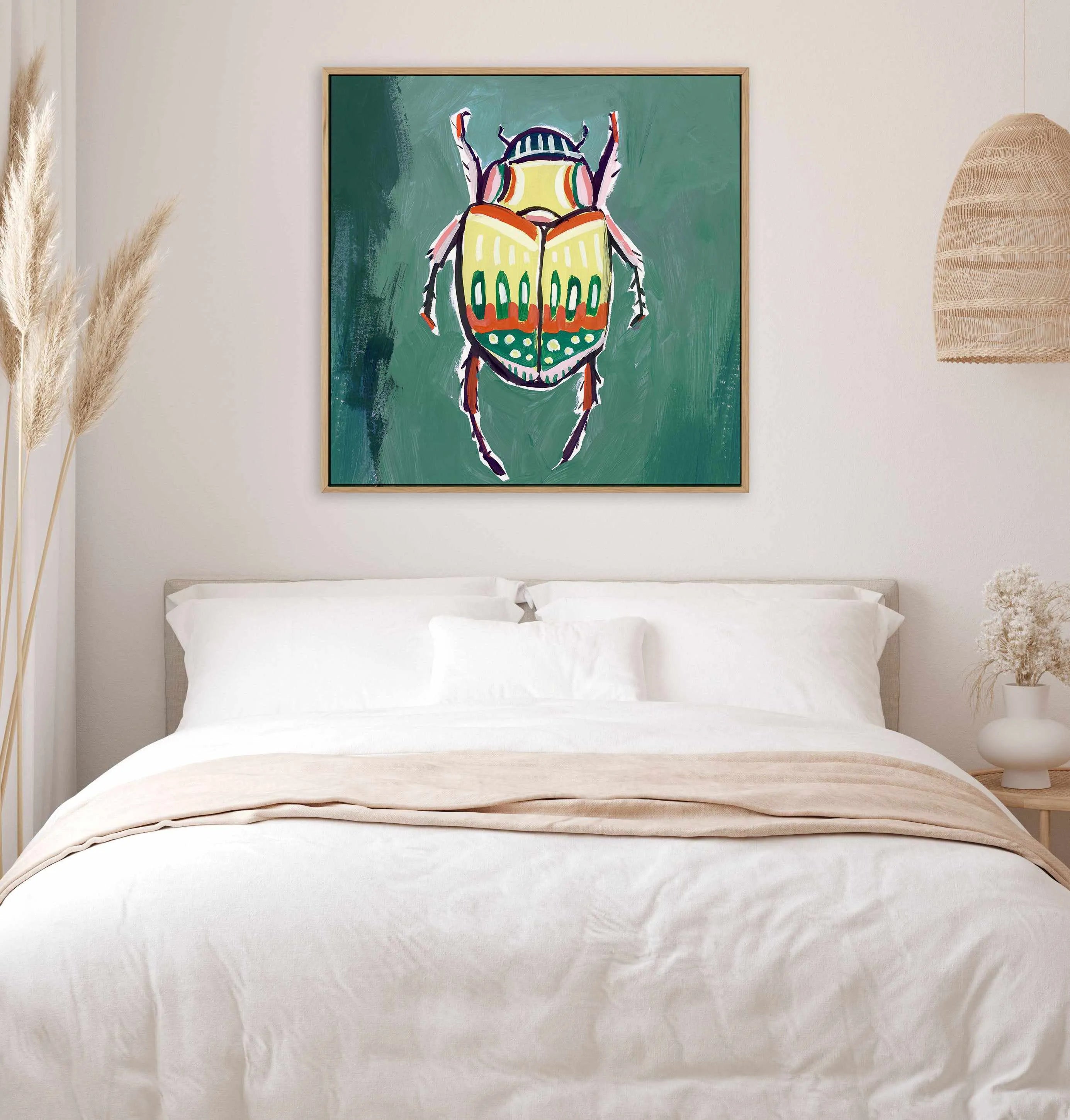 Bug's Life | Framed Canvas Art Print from Olive et Oriel where you can shop wallpaper and artworks online