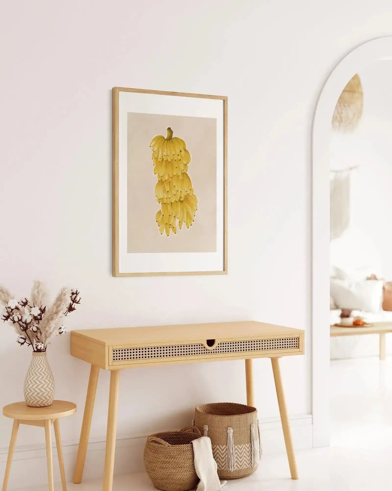 Bunch of Bananas Art Print-PRINT-Olive et Oriel-Olive et Oriel-Buy-Australian-Art-Prints-Online-with-Olive-et-Oriel-Your-Artwork-Specialists-Austrailia-Decorate-With-Coastal-Photo-Wall-Art-Prints-From-Our-Beach-House-Artwork-Collection-Fine-Poster-and-Framed-Artwork