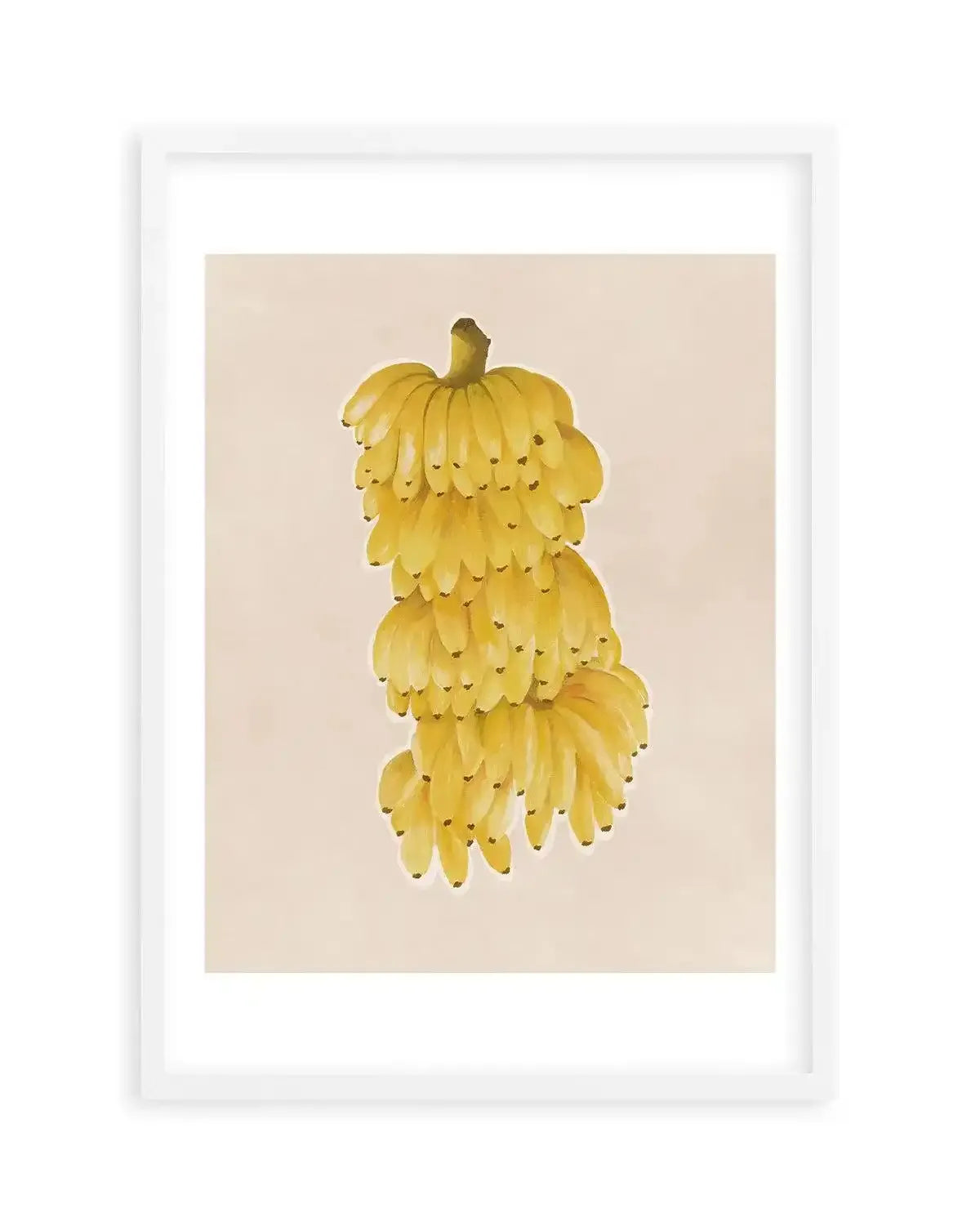 Bunch of Bananas Art Print-PRINT-Olive et Oriel-Olive et Oriel-A5 | 5.8" x 8.3" | 14.8 x 21cm-White-With White Border-Buy-Australian-Art-Prints-Online-with-Olive-et-Oriel-Your-Artwork-Specialists-Austrailia-Decorate-With-Coastal-Photo-Wall-Art-Prints-From-Our-Beach-House-Artwork-Collection-Fine-Poster-and-Framed-Artwork