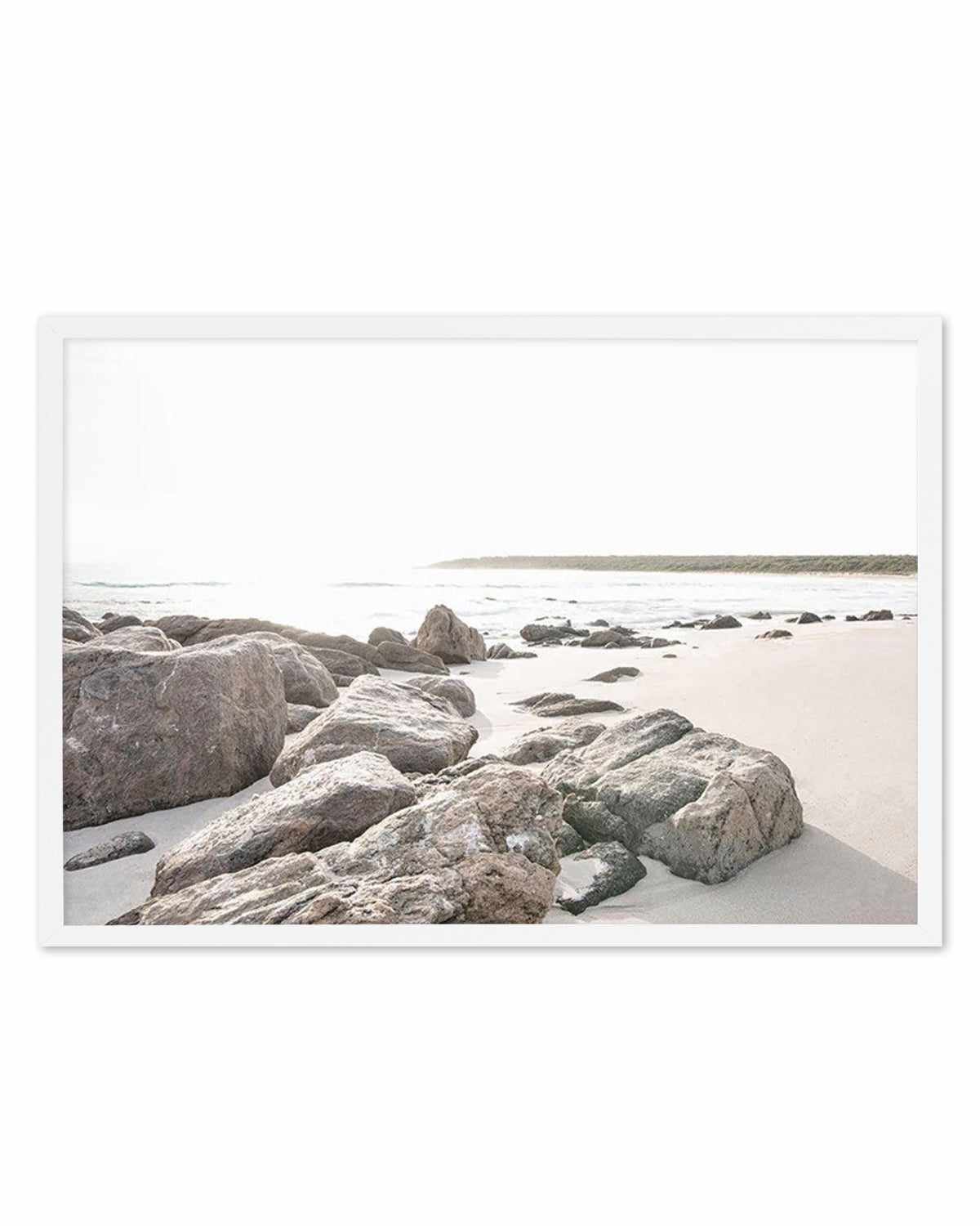 Bunker Bay Rocks I Art Print