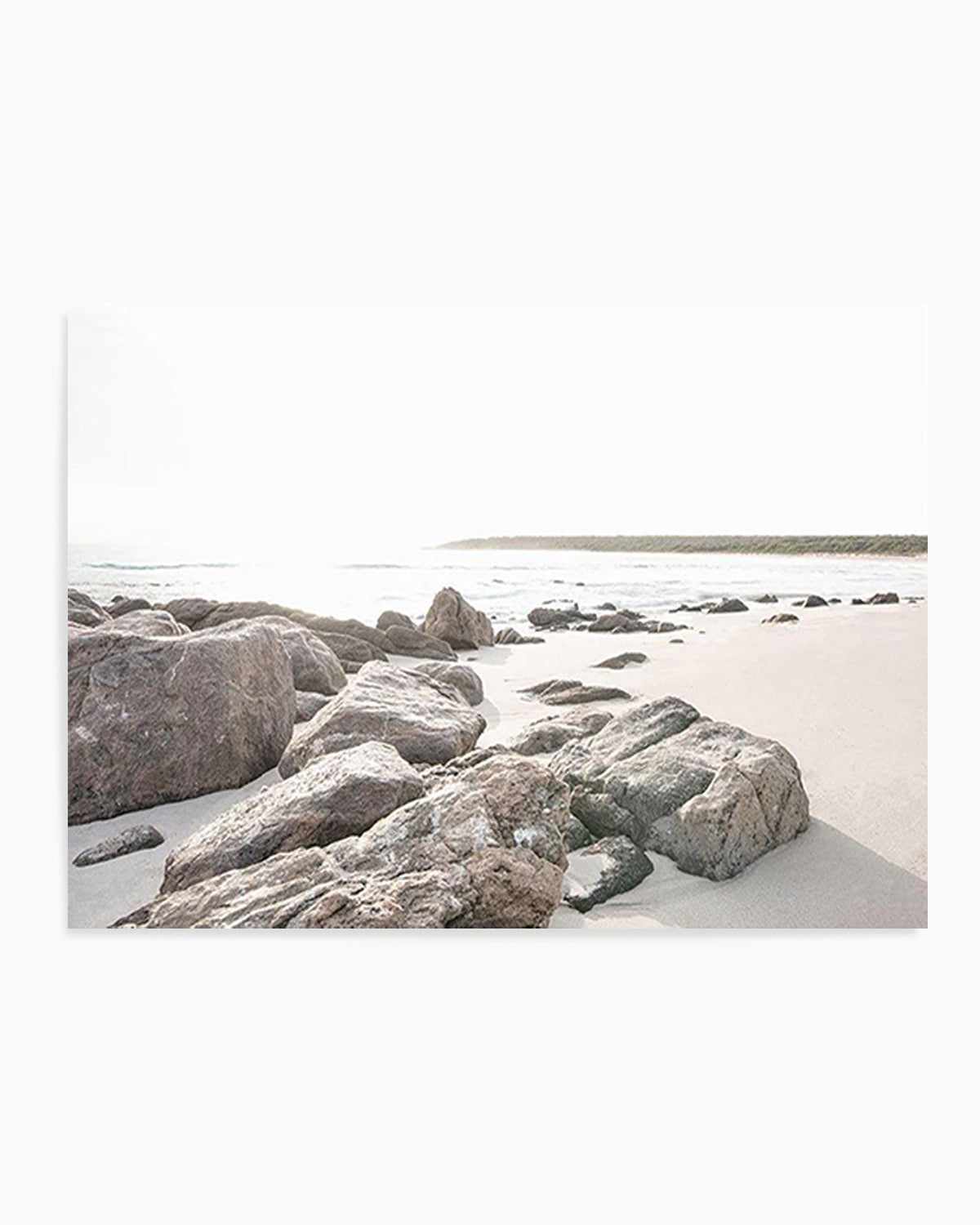 Bunker Bay Rocks I Art Print