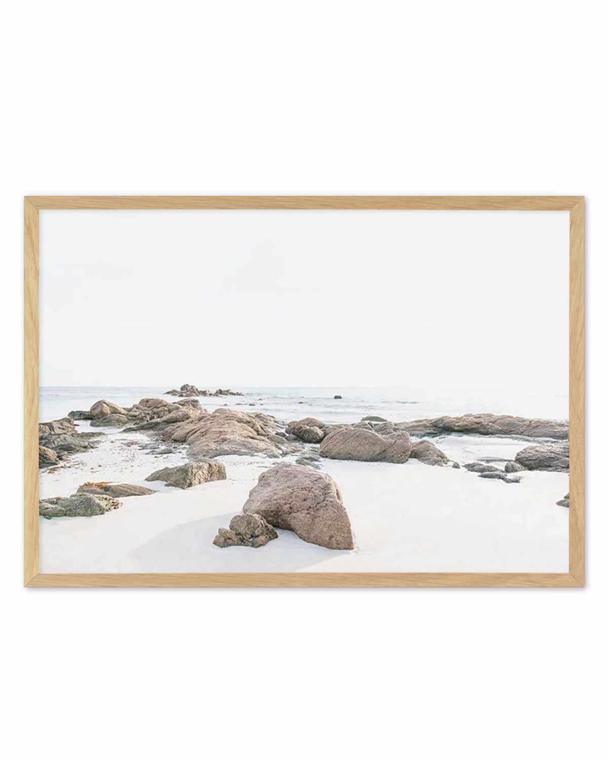 Bunker Bay Rocks II Art Print