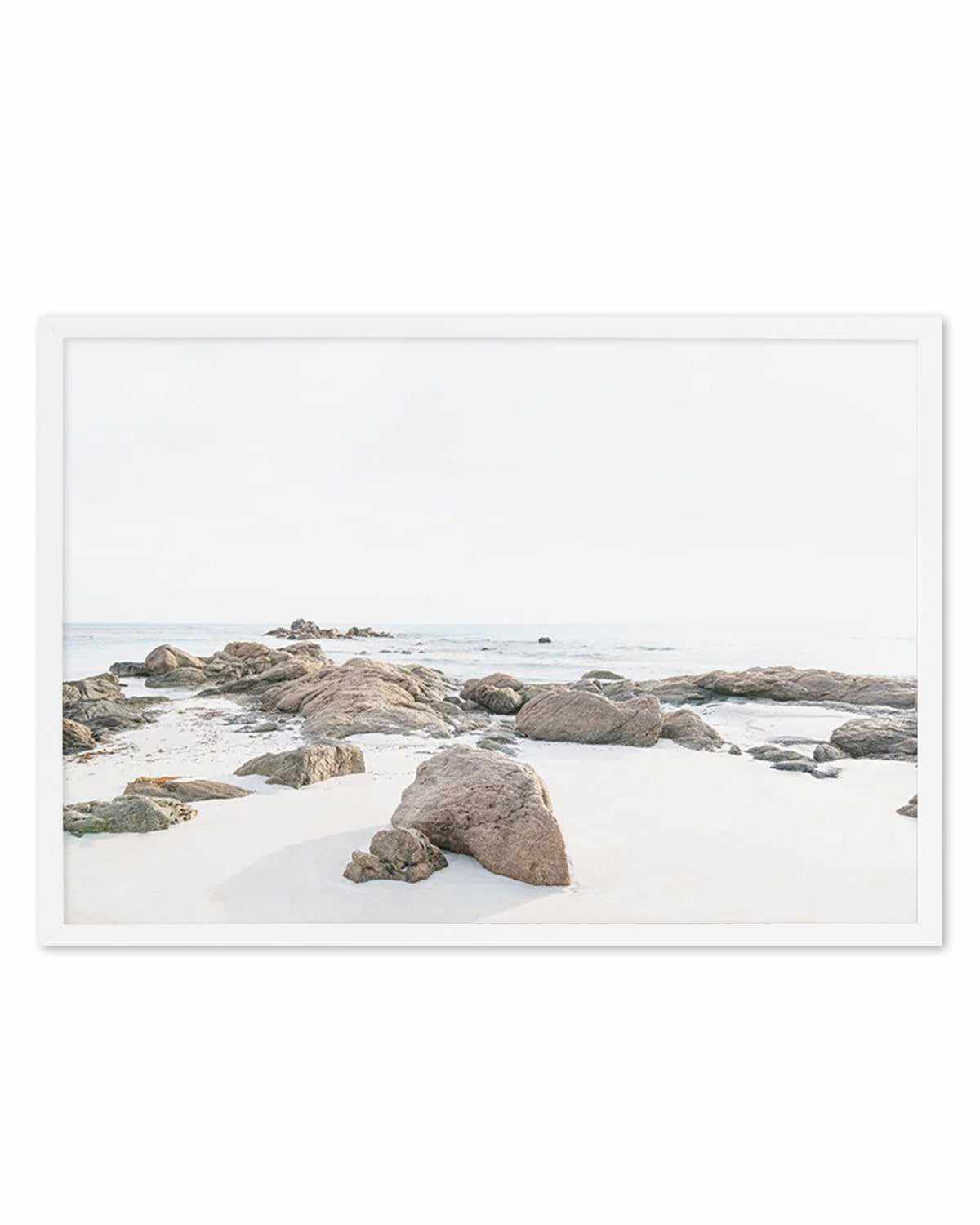 Bunker Bay Rocks II Art Print