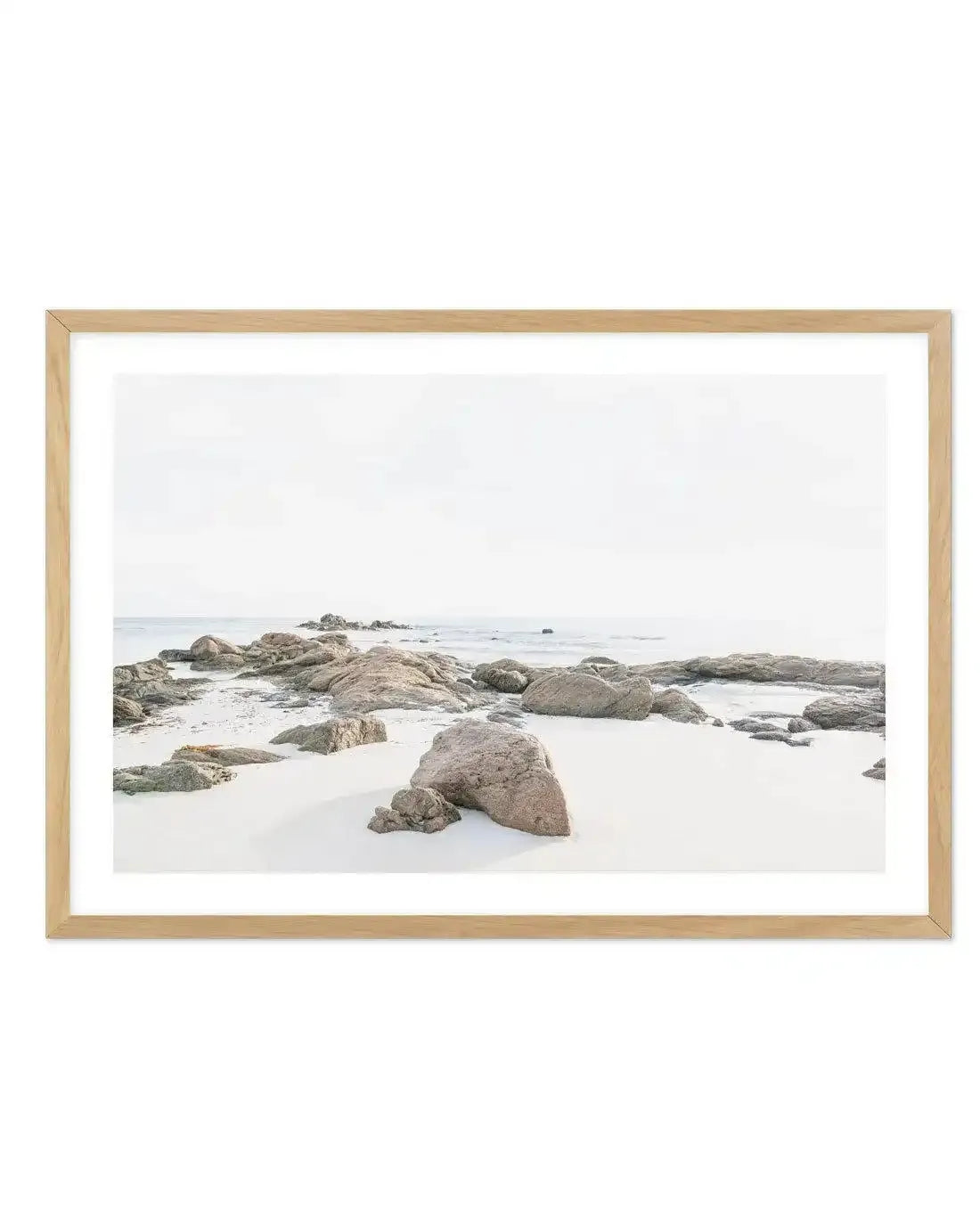 Bunker Bay Rocks II Art Print-PRINT-Olive et Oriel-Olive et Oriel-A5 | 5.8" x 8.3" | 14.8 x 21cm-Oak-With White Border-Buy-Australian-Art-Prints-Online-with-Olive-et-Oriel-Your-Artwork-Specialists-Austrailia-Decorate-With-Coastal-Photo-Wall-Art-Prints-From-Our-Beach-House-Artwork-Collection-Fine-Poster-and-Framed-Artwork