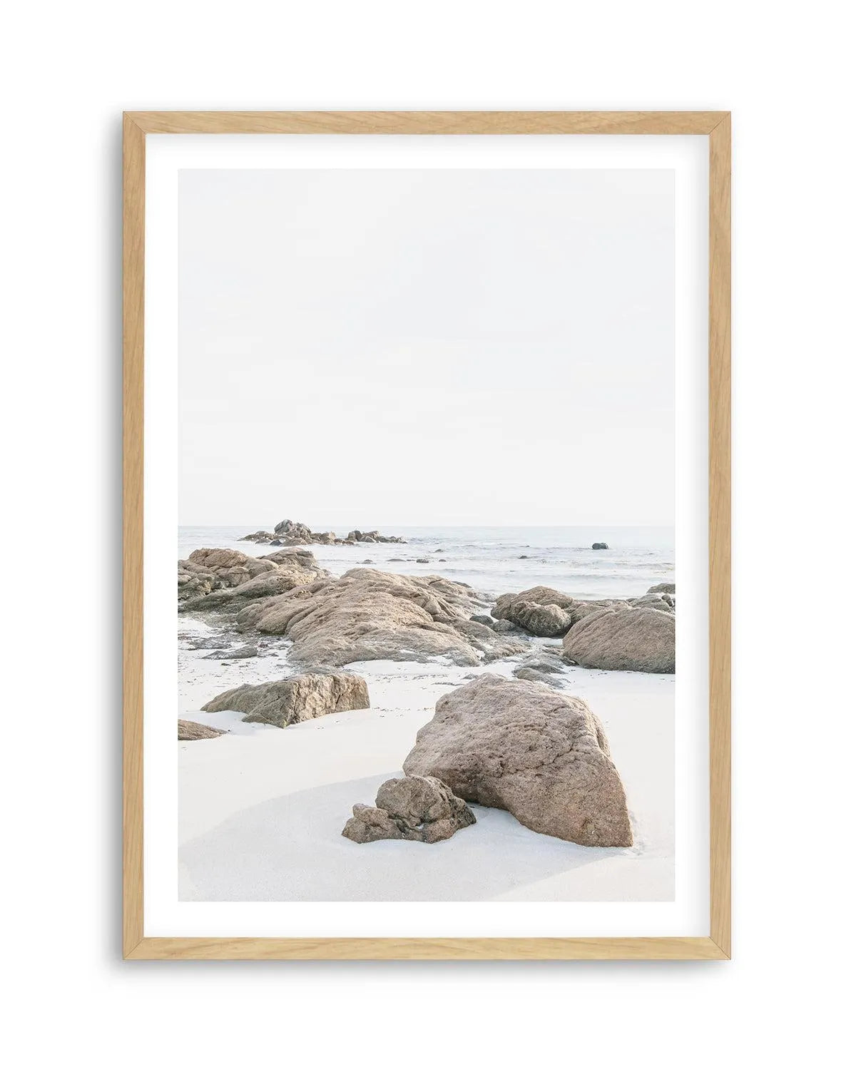 Bunker Bay Rocks II Art Print | PT-PRINT-Olive et Oriel-Olive et Oriel-A5 | 5.8" x 8.3" | 14.8 x 21cm-Oak-With White Border-Buy-Australian-Art-Prints-Online-with-Olive-et-Oriel-Your-Artwork-Specialists-Austrailia-Decorate-With-Coastal-Photo-Wall-Art-Prints-From-Our-Beach-House-Artwork-Collection-Fine-Poster-and-Framed-Artwork