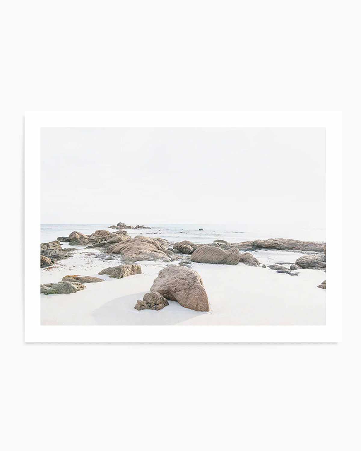 Bunker Bay Rocks II Art Print