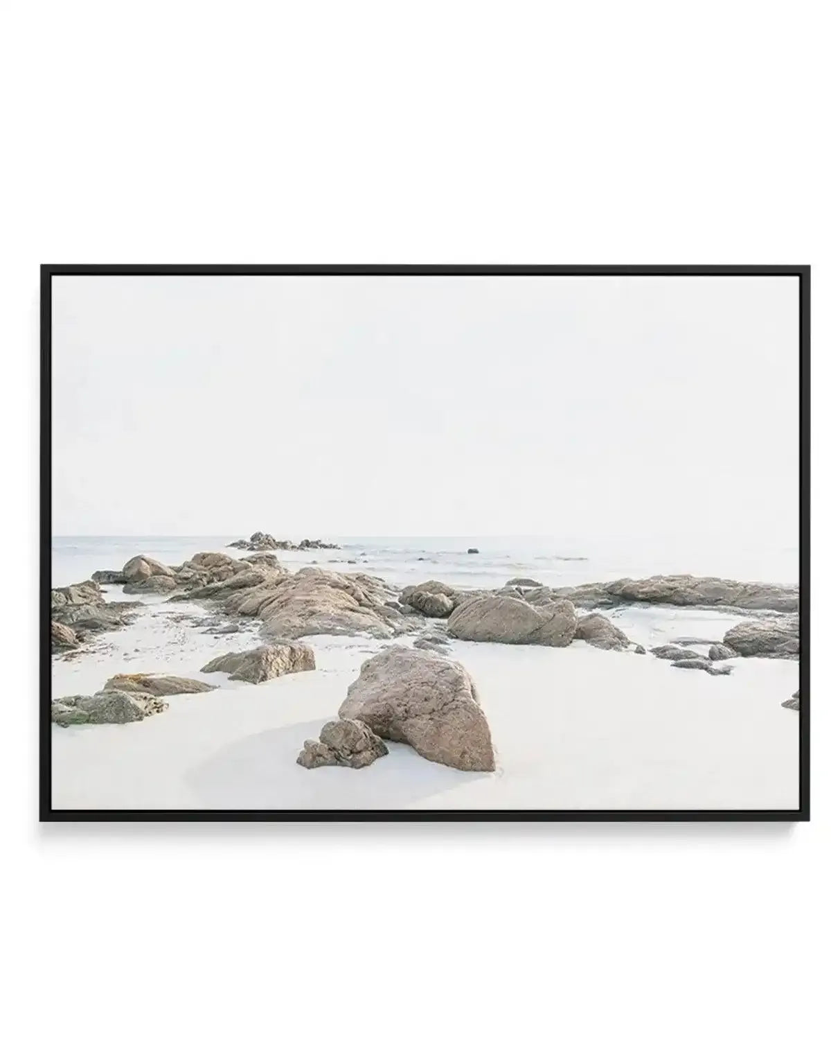 Bunker Bay Rocks II | Framed Canvas-CANVAS-You can shop wall art online with Olive et Oriel for everything from abstract art to fun kids wall art. Our beautiful modern art prints and canvas art are available from large canvas prints to wall art paintings and our proudly Australian artwork collection offers only the highest quality framed large wall art and canvas art Australia - You can buy fashion photography prints or Hampton print posters and paintings on canvas from Olive et Oriel and have t