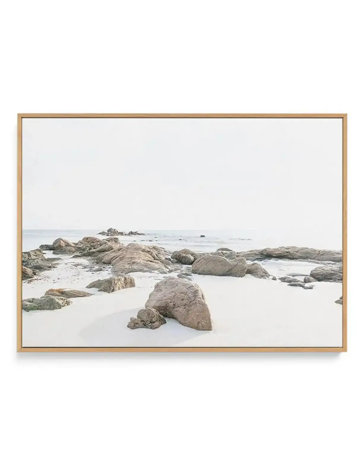 Bunker Bay Rocks II | Framed Canvas-CANVAS-You can shop wall art online with Olive et Oriel for everything from abstract art to fun kids wall art. Our beautiful modern art prints and canvas art are available from large canvas prints to wall art paintings and our proudly Australian artwork collection offers only the highest quality framed large wall art and canvas art Australia - You can buy fashion photography prints or Hampton print posters and paintings on canvas from Olive et Oriel and have t