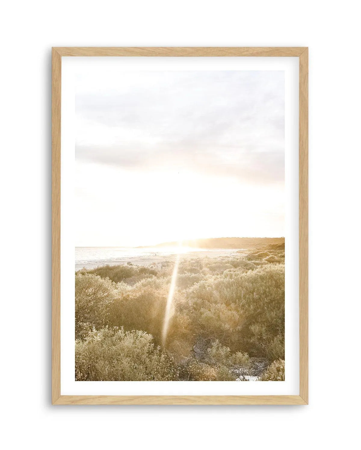 Bunker Bay, Sunset Art Print | PT-PRINT-Olive et Oriel-Olive et Oriel-A5 | 5.8" x 8.3" | 14.8 x 21cm-Oak-With White Border-Buy-Australian-Art-Prints-Online-with-Olive-et-Oriel-Your-Artwork-Specialists-Austrailia-Decorate-With-Coastal-Photo-Wall-Art-Prints-From-Our-Beach-House-Artwork-Collection-Fine-Poster-and-Framed-Artwork