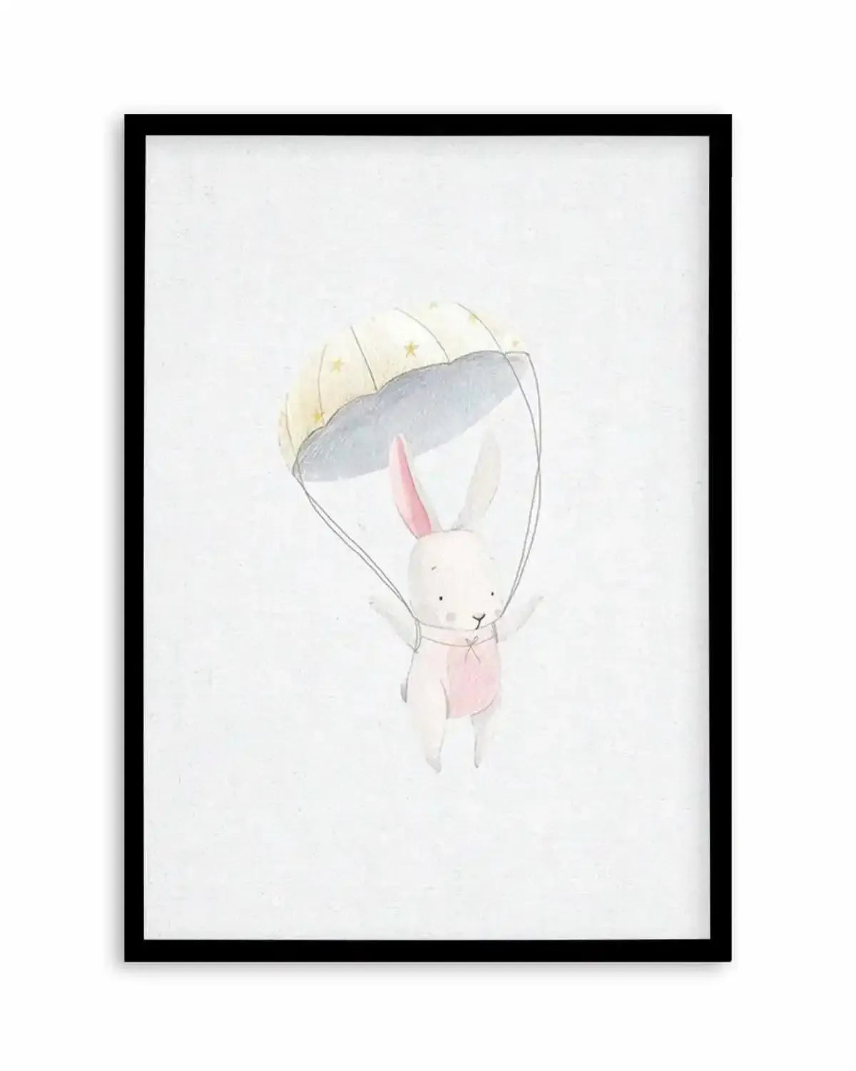 Bunny on Linen Art Print from Olive et Oriel where you can shop wallpaper and artworks online
