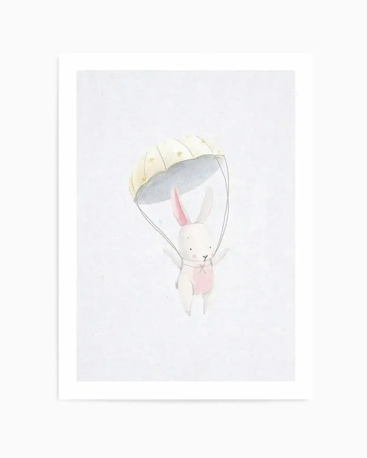 Bunny on Linen Art Print from Olive et Oriel where you can shop wallpaper and artworks online