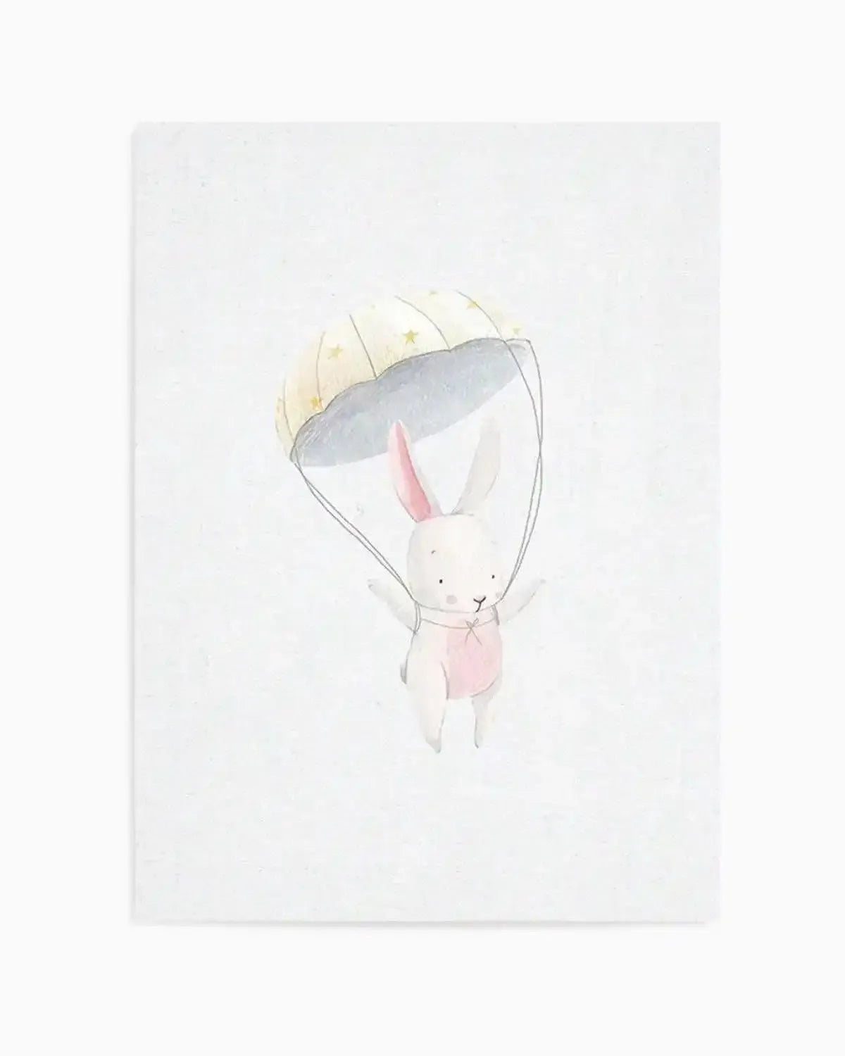 Bunny on Linen Art Print from Olive et Oriel where you can shop wallpaper and artworks online