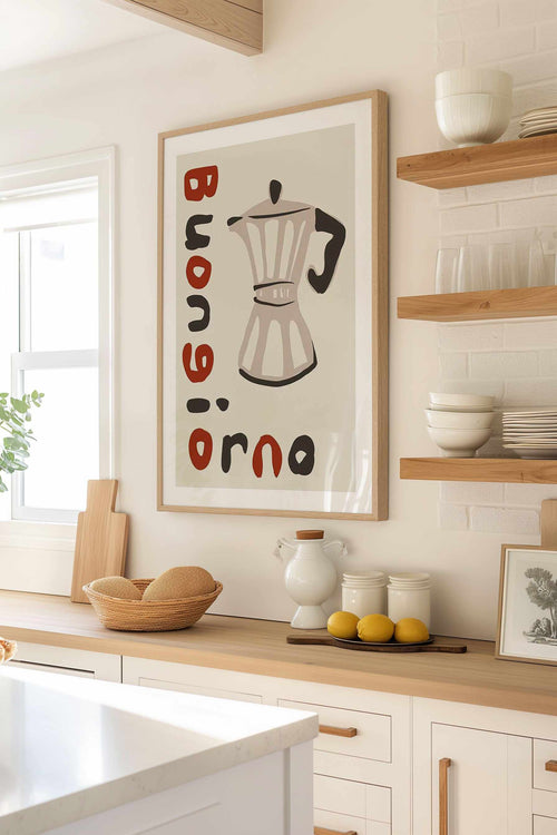 Buongiorno Caffe I Art Print