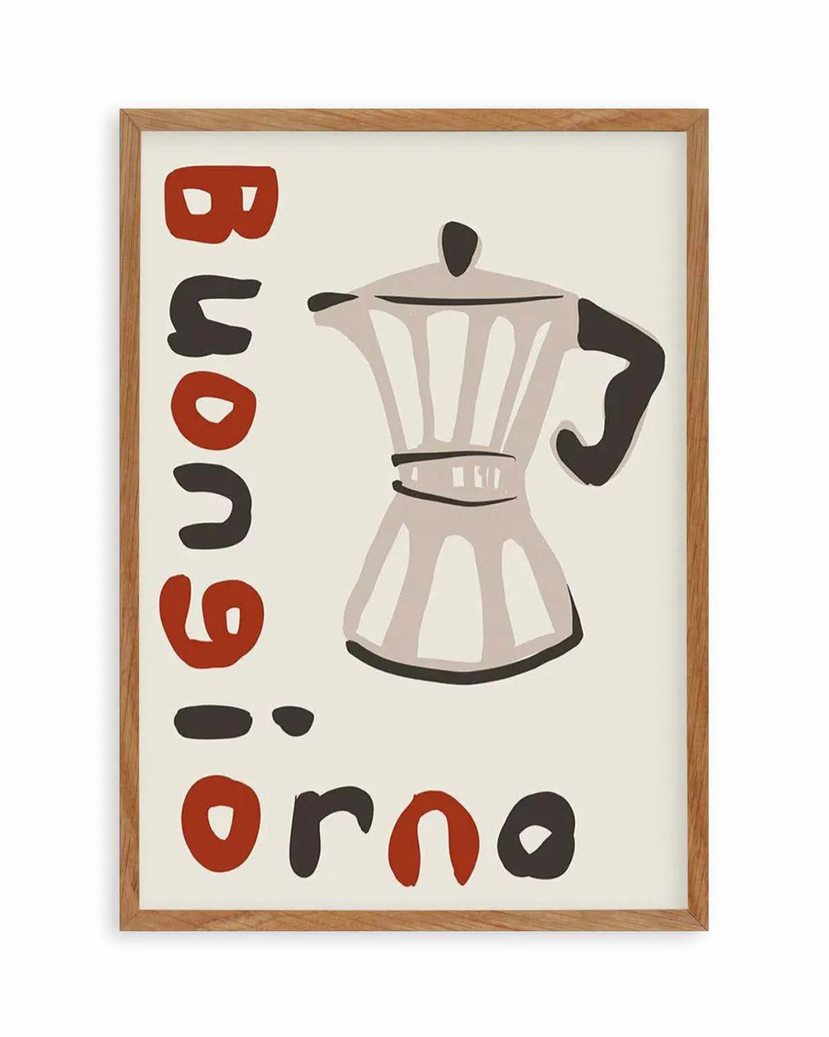 Buongiorno Caffe I Art Print from Olive et Oriel where you can shop wallpaper and artworks online