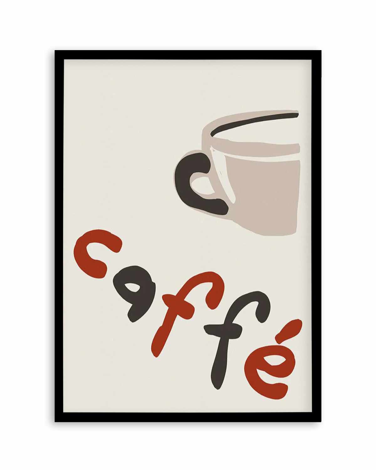 Buongiorno Caffe II Art Print