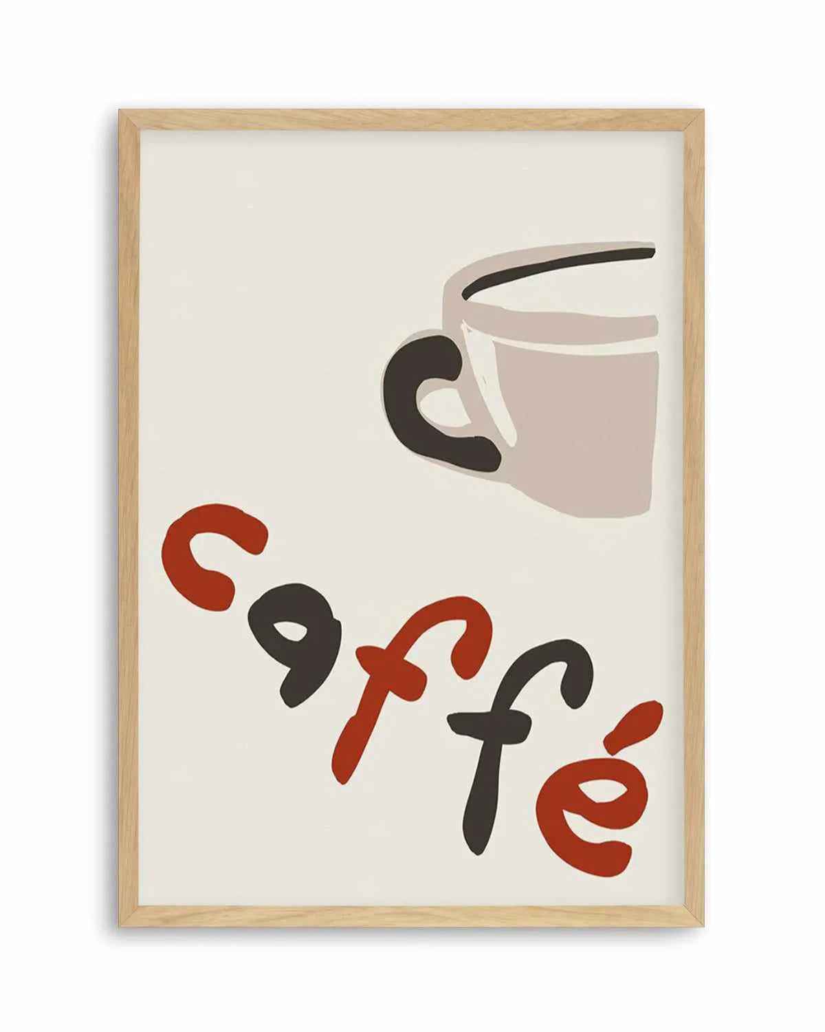 Buongiorno Caffe II Art Print from Olive et Oriel where you can shop wallpaper and artworks online