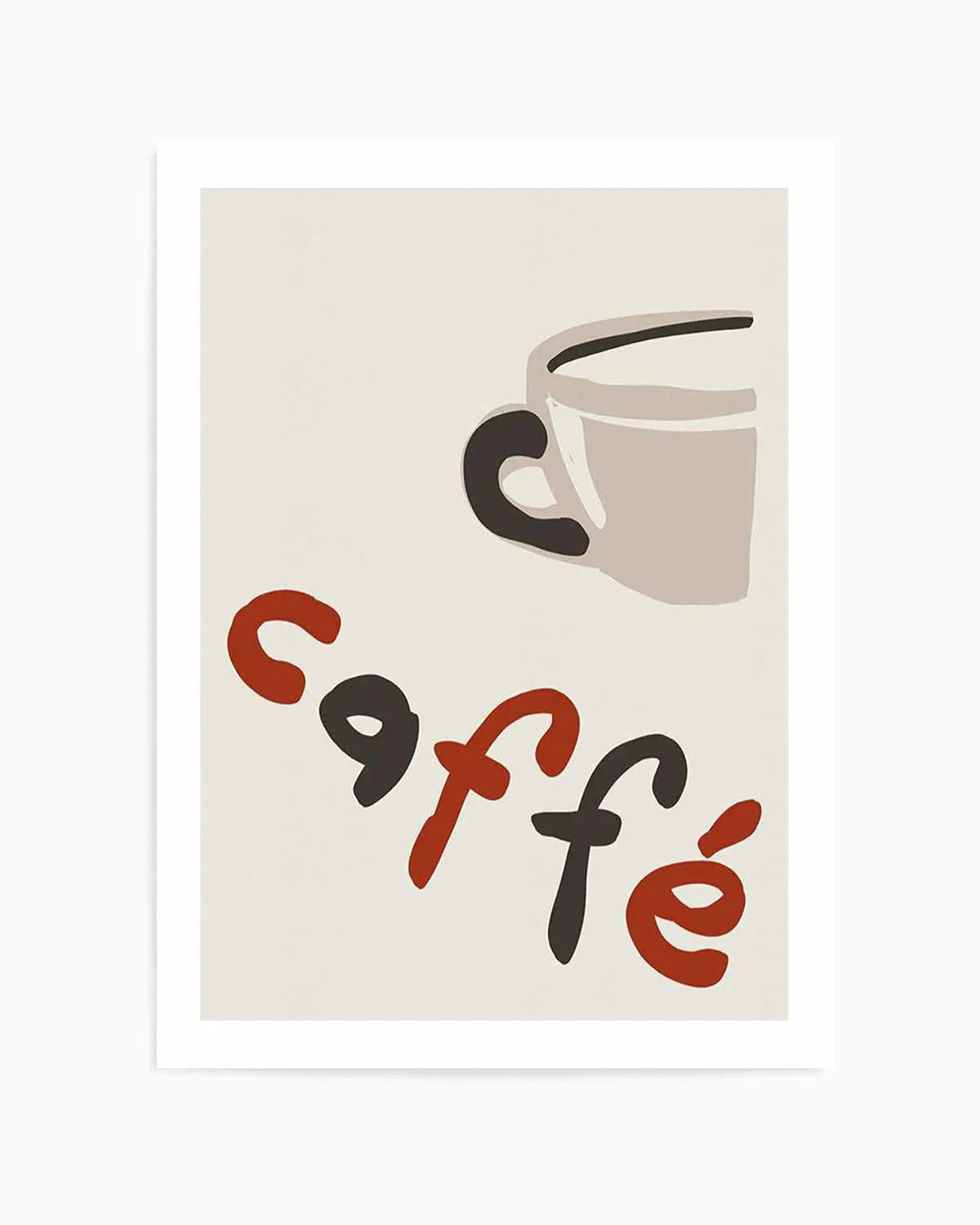 Buongiorno Caffe II Art Print from Olive et Oriel where you can shop wallpaper and artworks online