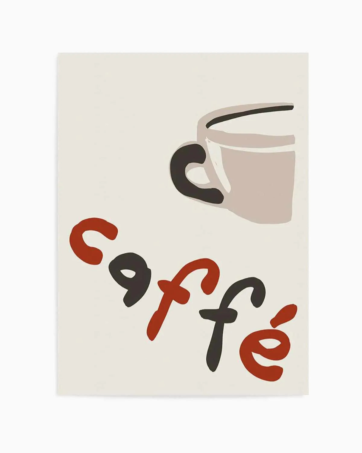 Buongiorno Caffe II Art Print from Olive et Oriel where you can shop wallpaper and artworks online