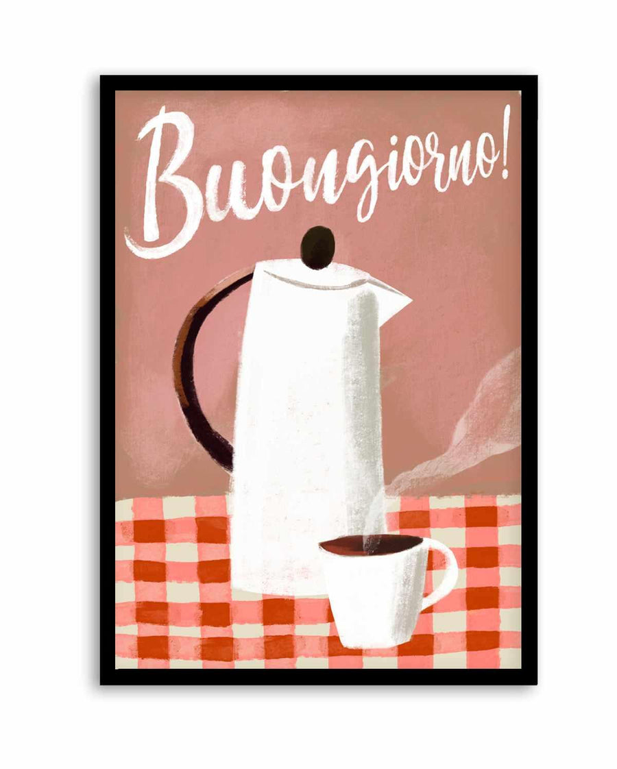 Buongiorno Coffee by Marco Marella | Art Print from Olive et Oriel where you can shop wallpaper and artworks online