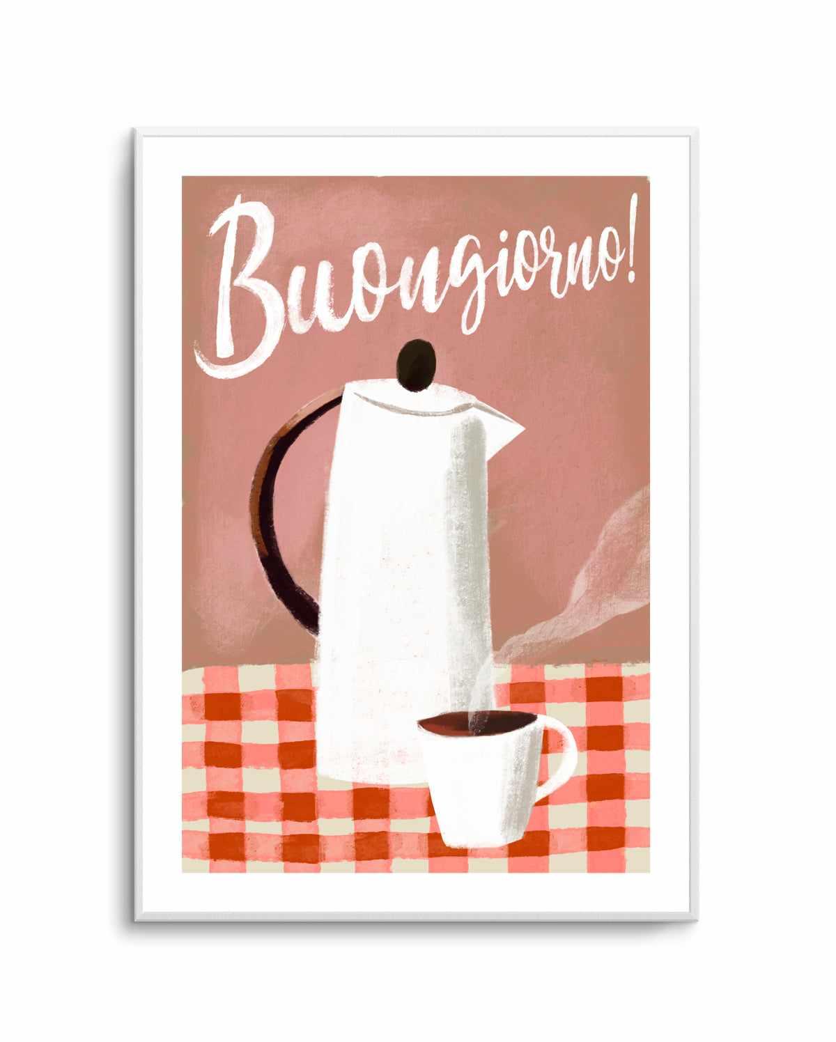 Buongiorno Coffee by Marco Marella | Art Print from Olive et Oriel where you can shop wallpaper and artworks online
