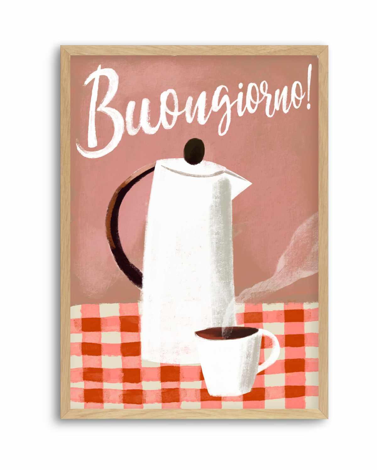 Buongiorno Coffee by Marco Marella | Art Print from Olive et Oriel where you can shop wallpaper and artworks online