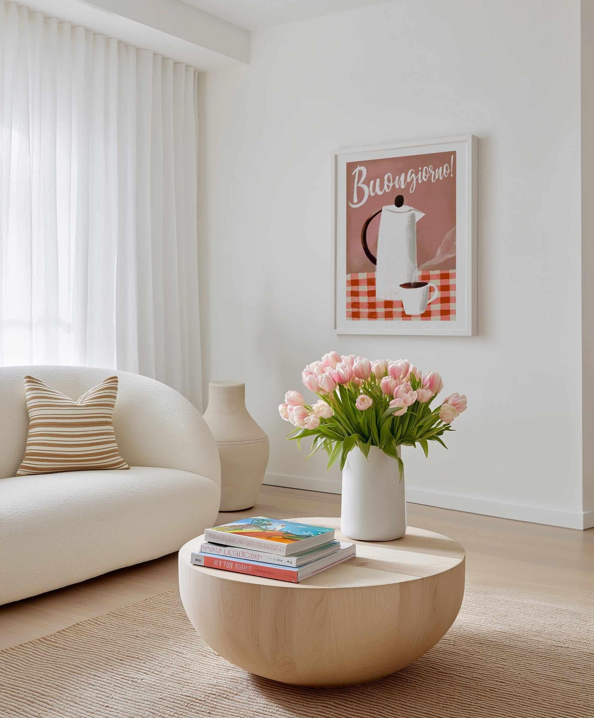 Buongiorno Coffee by Marco Marella | Art Print from Olive et Oriel where you can shop wallpaper and artworks online