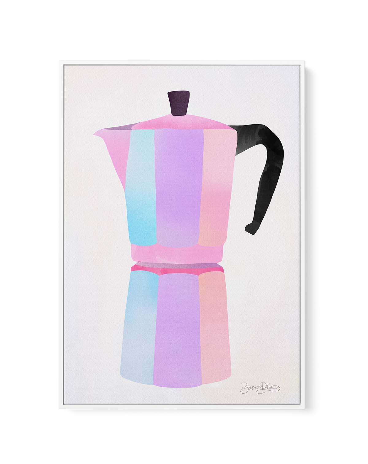 Buongiorno Espresso by Baroo Bloom | Framed Canvas Art Print