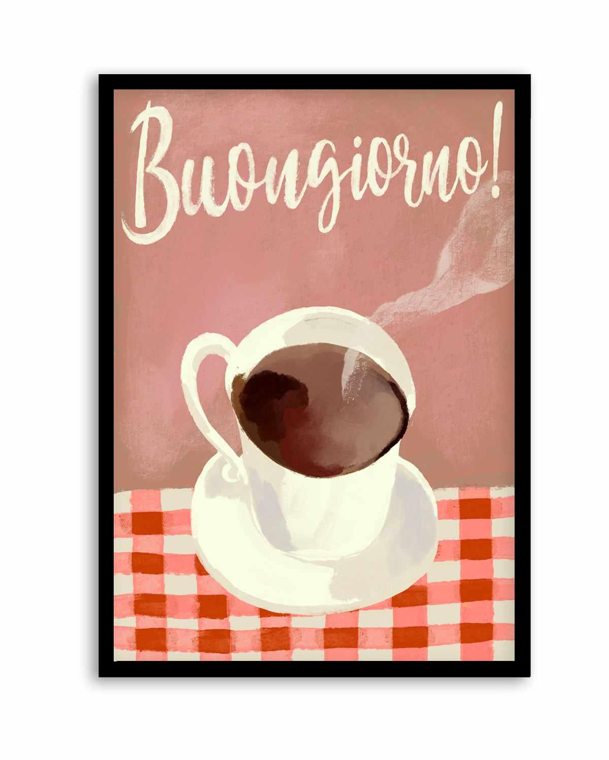 Buongiorno Espresso by Marco Marella | Art Print from Olive et Oriel where you can shop wallpaper and artworks online