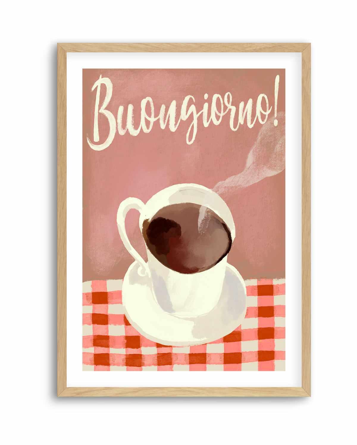 Buongiorno Espresso by Marco Marella | Art Print from Olive et Oriel where you can shop wallpaper and artworks online