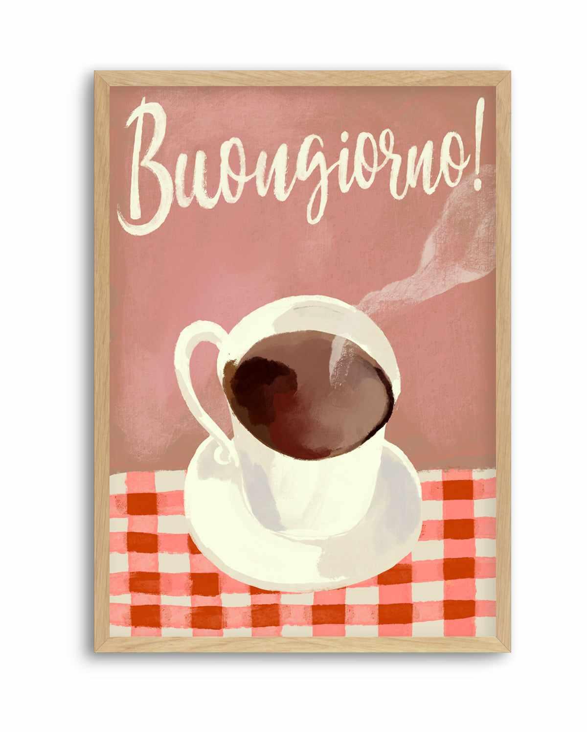 Buongiorno Espresso by Marco Marella | Art Print from Olive et Oriel where you can shop wallpaper and artworks online