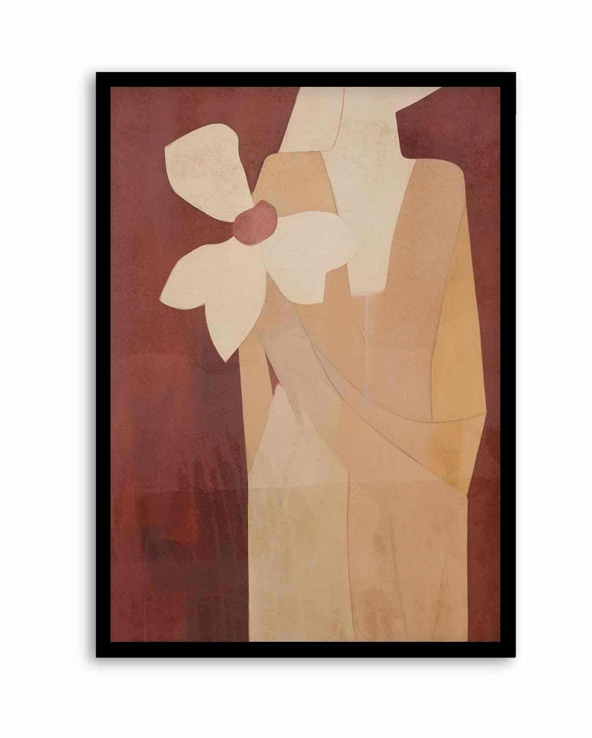 Burgundy Forms I | Art Print from Olive et Oriel where you can shop wallpaper and artworks online