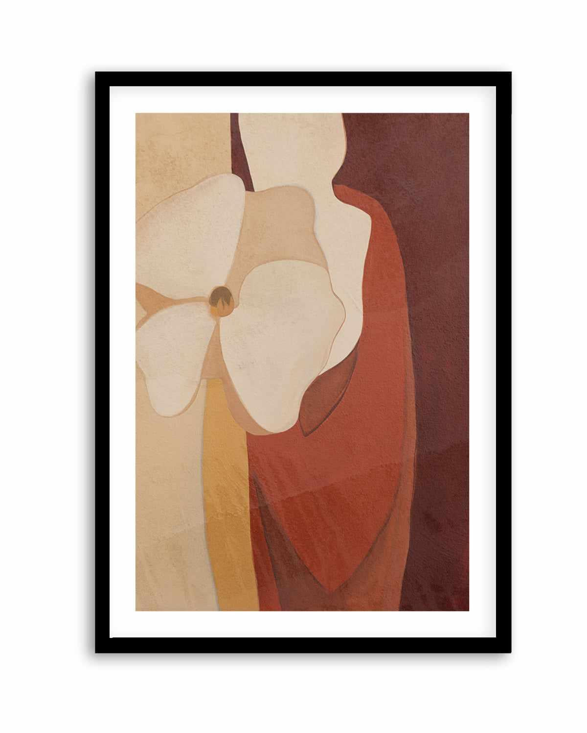 Burgundy Forms II | Art Print from Olive et Oriel where you can shop wallpaper and artworks online