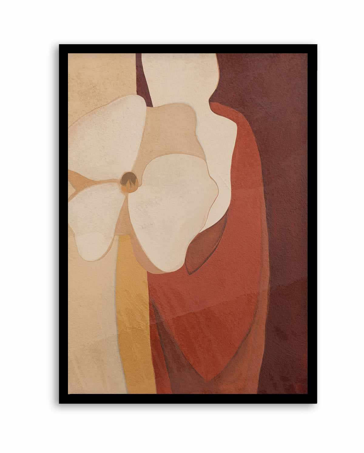 Burgundy Forms II | Art Print from Olive et Oriel where you can shop wallpaper and artworks online