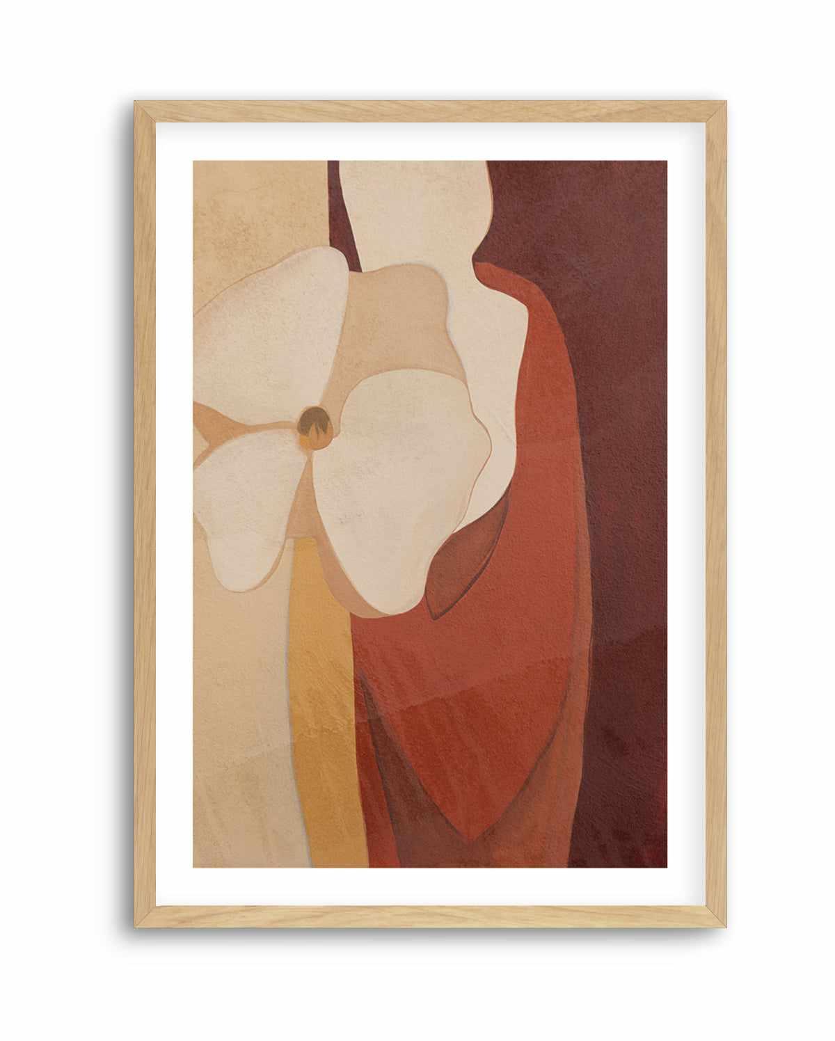 Burgundy Forms II | Art Print from Olive et Oriel where you can shop wallpaper and artworks online