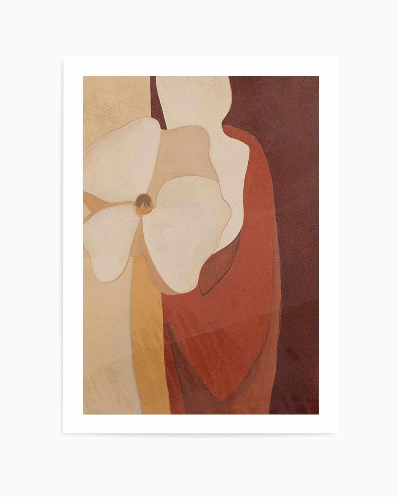 Burgundy Forms II | Art Print from Olive et Oriel where you can shop wallpaper and artworks online