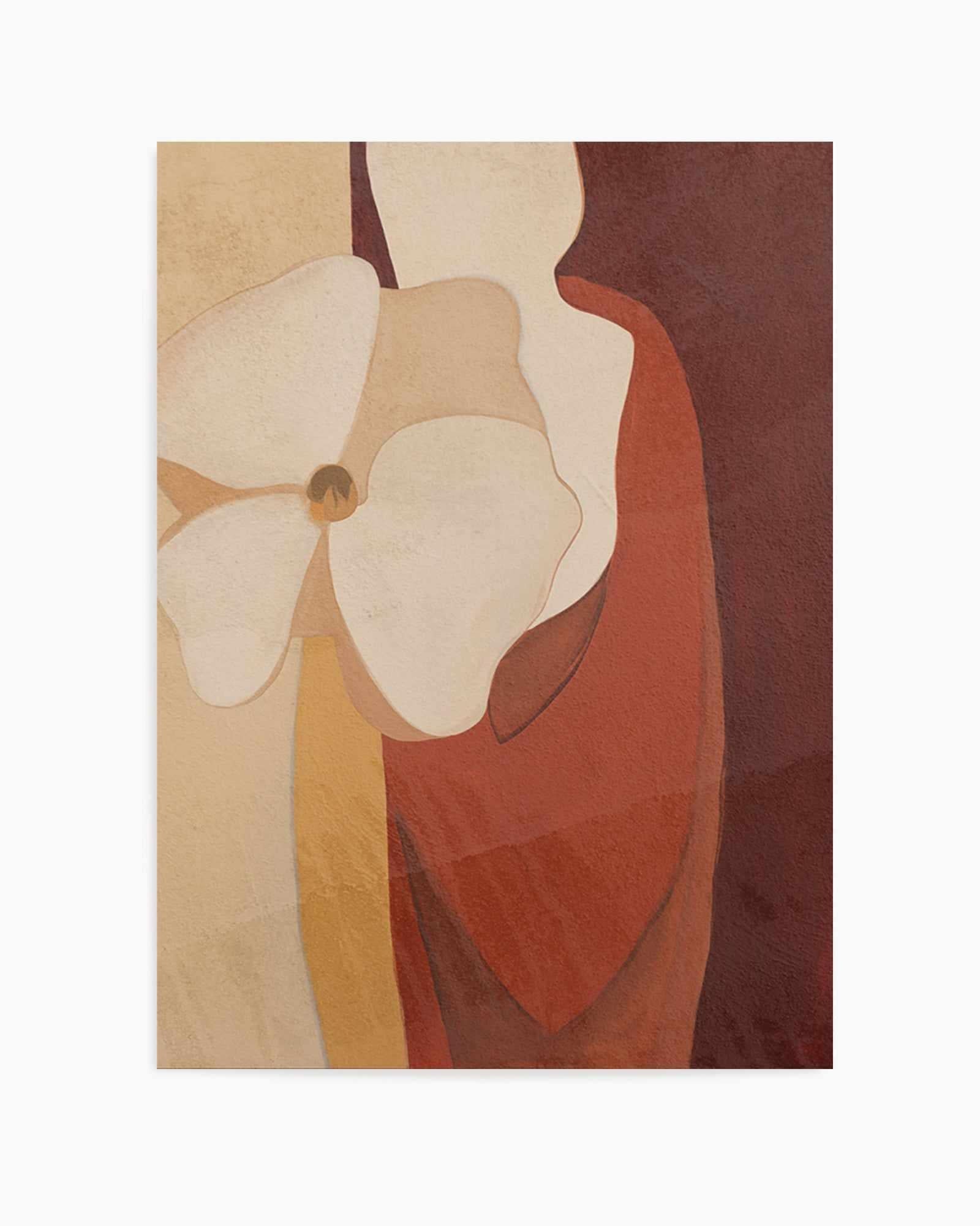 Burgundy Forms II | Art Print from Olive et Oriel where you can shop wallpaper and artworks online