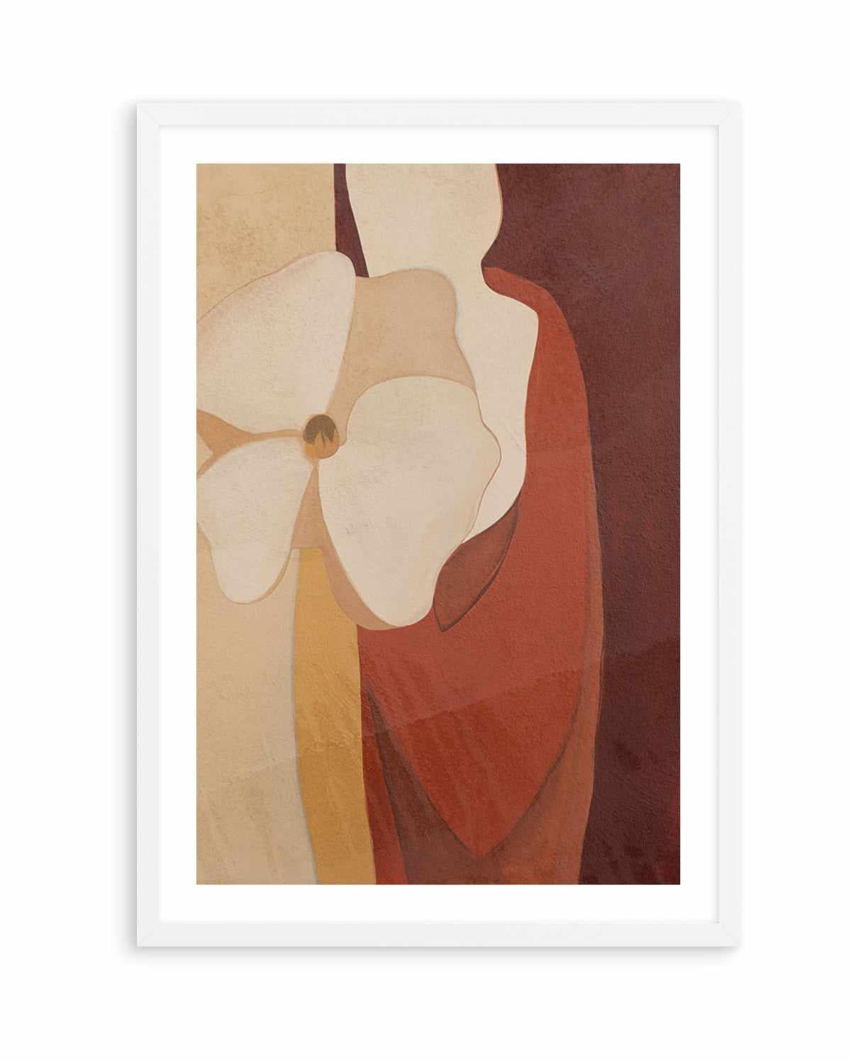 Burgundy Forms II | Art Print from Olive et Oriel where you can shop wallpaper and artworks online