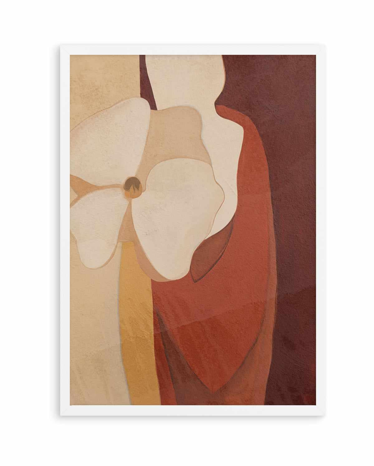 Burgundy Forms II | Art Print from Olive et Oriel where you can shop wallpaper and artworks online
