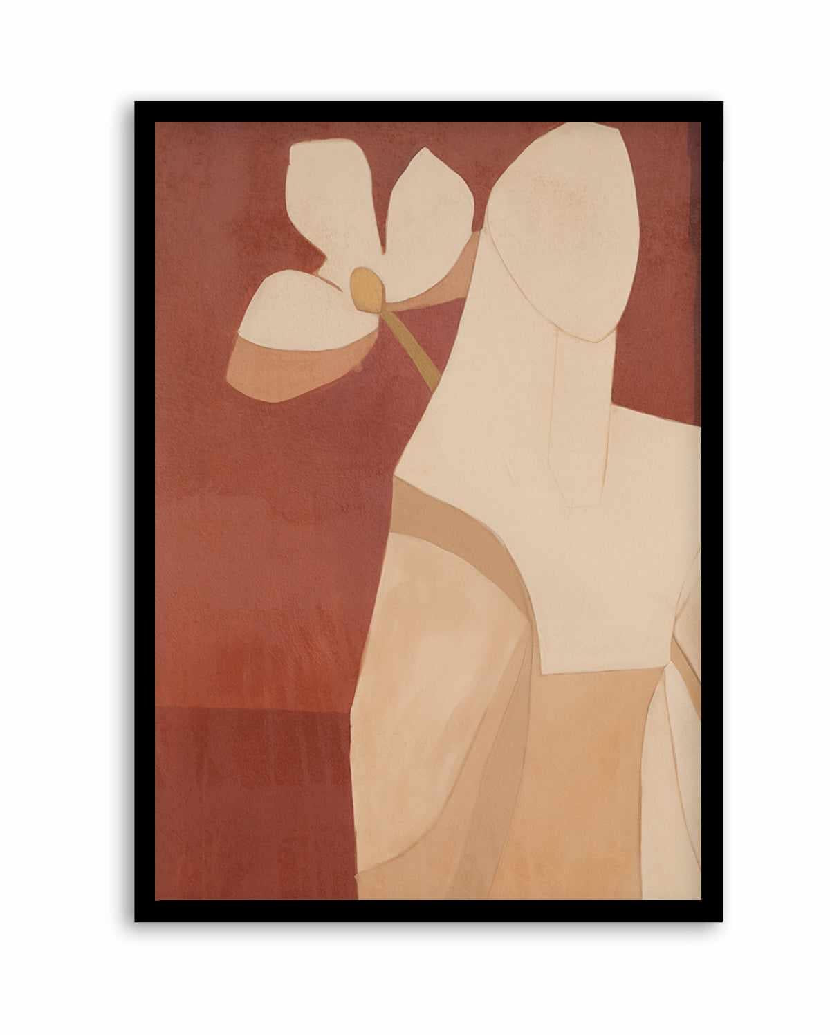 Burgundy Forms III | Art Print from Olive et Oriel where you can shop wallpaper and artworks online