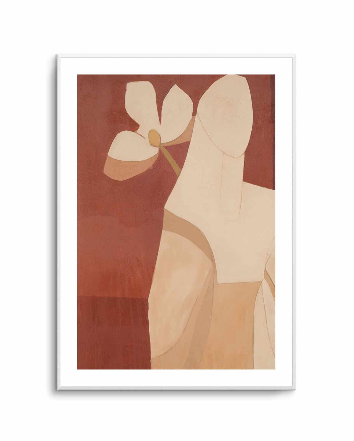 Burgundy Forms III | Art Print from Olive et Oriel where you can shop wallpaper and artworks online