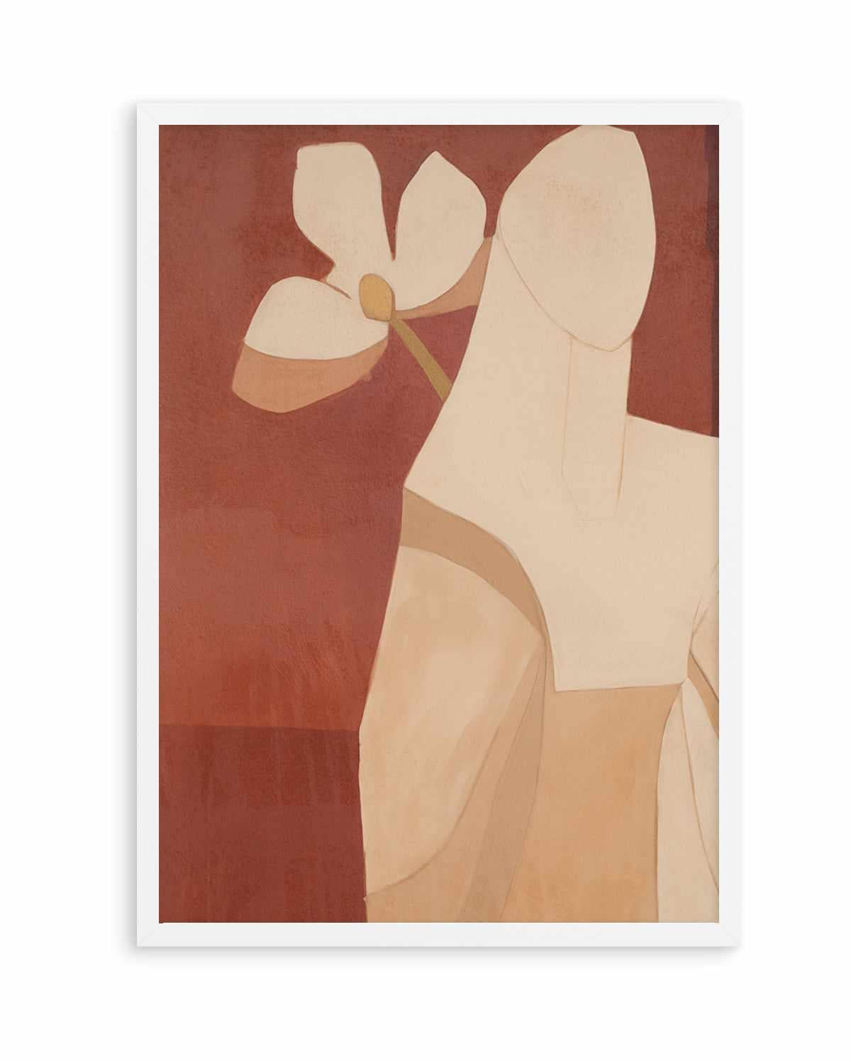 Burgundy Forms III | Art Print from Olive et Oriel where you can shop wallpaper and artworks online
