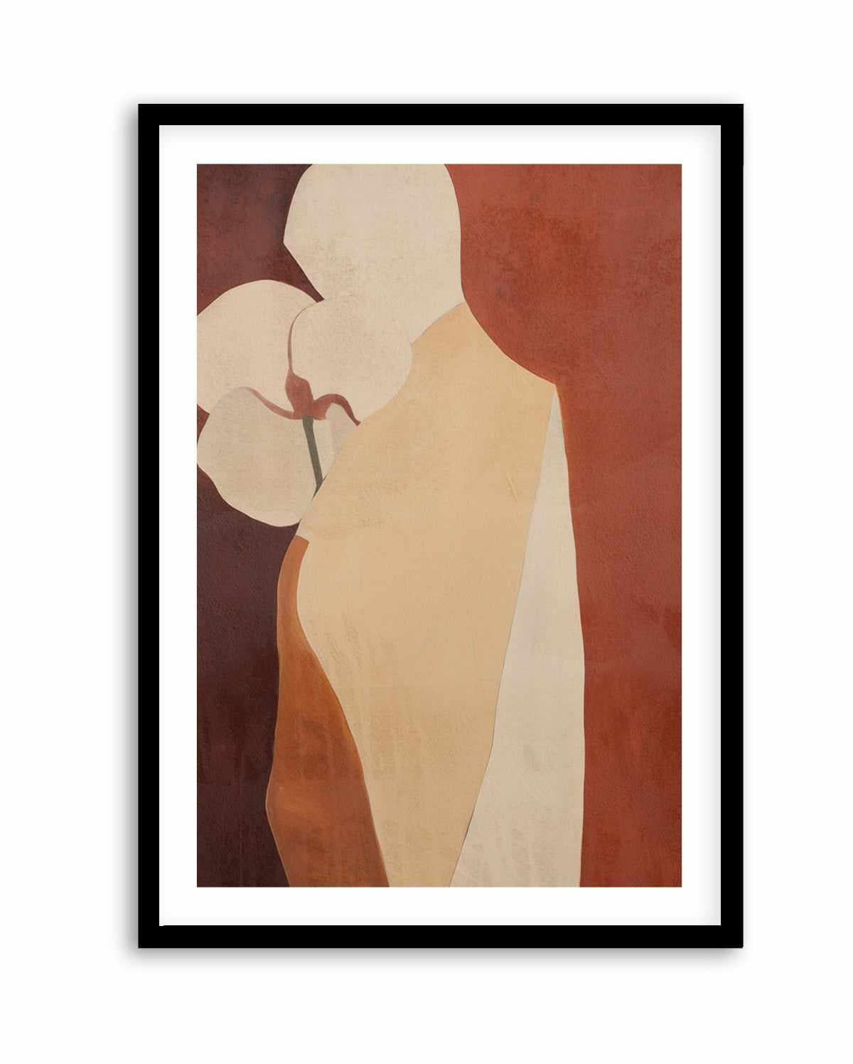 Burgundy Forms IV | Art Print from Olive et Oriel where you can shop wallpaper and artworks online
